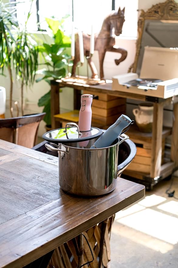 THBCZ2-SS9-B Chef Series Sous Vide Pot, 9.8 qt, Silver, 9.8-Quart Pot