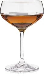Spiegelau Prefect Coupette Cocktail Glasses, Coupe Martini Glasses, Stemmed Drinkware, European Crystal, Drinkware Glass Set of 4, 8.3 oz.