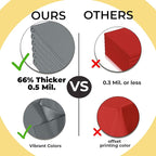 Exquisite 66% Thicker Premium Plastic Table Cloth Rectangle Table Cover 0.5 Mil 12 Pack Silver Table Cloth 54 Inch x 108 Inch Disposable Tablecloth Won't Tear Easily Like Cheap Thin Brands