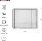 KitchenAid 12.3X10in Nonstick Aluminized Steel Baking Sheet, Silver