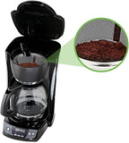 Reusable Coffee Filters 8-12 Cup Permanent Coffee Filters Basket Washable Compatible with Mr. Coffee Black & Decker Coffee Maker Filter 6-12 Cup