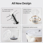 Baby Food Processor &Food Maker, A blender for vegetable fruit meat and rice paste a baby feeding tool