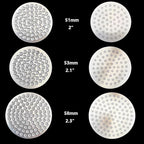 Puck Screen Reusable Mesh Coffee Filter for Espresso Portafilter Basket with Silent Puck Screen Ejector Coffee Grounds Remover Knock-Free Air Blower Kit (53mm)