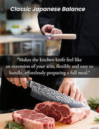 8" VG-10, 67-Layer Genuine Damascus Chef Knife, SGS Lab-Verified Sharpness & Edge Retention, Ergonomic Balanced Handle, Ideal for Home Use & Gifting
