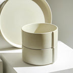 Stone Lain Bao 4-Piece Bowl Set Stoneware, Beige