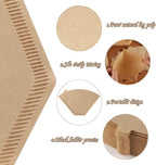 160 Count #4 Cone Coffee Filters 8-12 Cup Disposable Coffee Filters 4 Cone Paper Unbleached Natural Number 4 Filters Paper Compatible with Ninja Coffee Filter, Drip and Pour Over Coffee Maker
