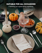 EUIRIO 20-Piece Matte Silverware Set, Modern Flatware Set for 4, Premium Stainless Steel Cutlery Set with Forks Spoons and Knives, Heavy Duty Utensil Sets, Dishwasher Safe