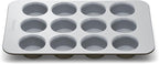 Caraway Non-Stick Ceramic 12-Cup Muffin Pan - Naturally Slick Ceramic Coating - Non-Toxic, PTFE & PFOA Free - Perfect for Cupcakes, Muffins, and More - Black