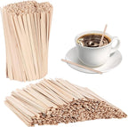 2000 Wooden Coffee Stirrers, 4.4 inches Stir Sticks Disposable Swizzle Stir Sticks for Coffee and Cocktails