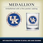 Heritage Pewter Kentucky Double Old Fashion | Double Rocks Glass 14 OZ for Liquor | Expertly Crafted Pewter Glass