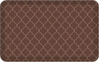 NewLife by GelPro Anti-Fatigue Designer Comfort Kitchen Floor Mat, 20x32”, Trellis Walnut Stain Resistant Surface with 3/4” Thick Ergo-foam Core for Health and Wellness