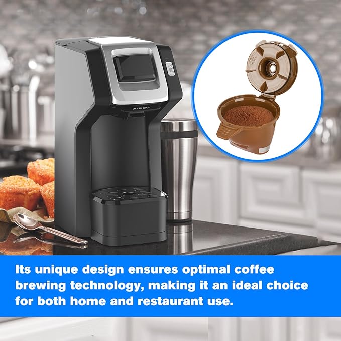 Coffee Maker Filter Basket Single Replacement Hamil tion Beach FlexBrew Coffee Maker Parts 49900,49902,49903,49904,49950,49957,FOR Hamiltion Beach Coffee Make Single Serve Filter Parts - 2 Pack