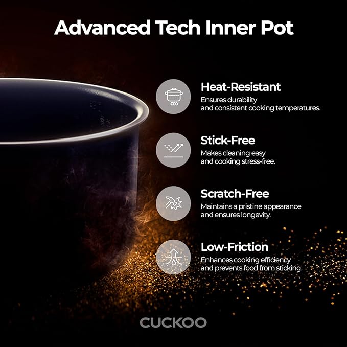 CUCKOO CR-0631F 6-Cup (Uncooked) / 12-Cup (Cooked) Micom Rice Cooker with Nonstick Inner Pot, 7 Menu Modes, LCD Display, Fuzzy Logic Tech, Auto Clean (White/Pink)