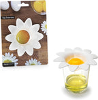 Peleg Design Daisy Plastic Egg Separator, Egg White Yolk Divider Kitchen Gadgets Baking Tools Egg Extractor, Cute Flower Design