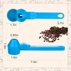Palksky Coffee Scoop & Funnel for Reusable K Cup Refillable Coffee Pods,2 Tablespoon Coffee Measuring coffee Scooper,1PCS (Sky Blue)
