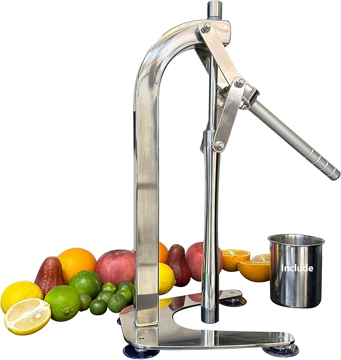 Manual Desktop Heavy Duty Lemon Smasher Orange Juicer Lemon Squeezer Lime Extractor Nut Grinder for Fruit and Nuts (WN015)