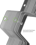 Honeycomb Separator Adjustable Drawer Organizer Divider for Underwear Belt-Scarf Socks Organizer (Gray(2pcs))