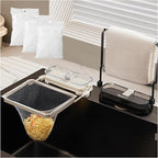 Sink Drain Strainer 2025 New Suction Cup Sink Kitchen Net Strainer Colander Collapsible Corner Sink Strainer Over for Food Waste Filtering Kitchen Leftover Have Mesh Bags (B+W, Filter 150Pcs)