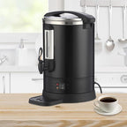 100 Cups Large Coffee Urn with Double Wall Insulation, 14L/3.8 Gallon Stainless Steel Commercial Electric Coffee Maker with Hot Drinks and Hot Water, for Weddings, Parties, Catering, and Buffets