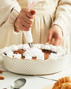 getstar Ceramic Deep Pie Pan, 9 inch Pie Dish for Baking, Non-Stick, Oven & Dishwasher Safe, Farmhouse Decor Quiche Baking Dish, Pie Plate, Deep Dish Pie Pan