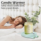 PUSEE Mug Warmer,Coffee Warmer for Desk Candle Warmer Auto Shut Off,Coffee Cup Warmer with 3 Temp Settings,Electric Beverage Warmer Plate for Coffee,Tea,Water Milk and Cocoa(Not Include Cup)