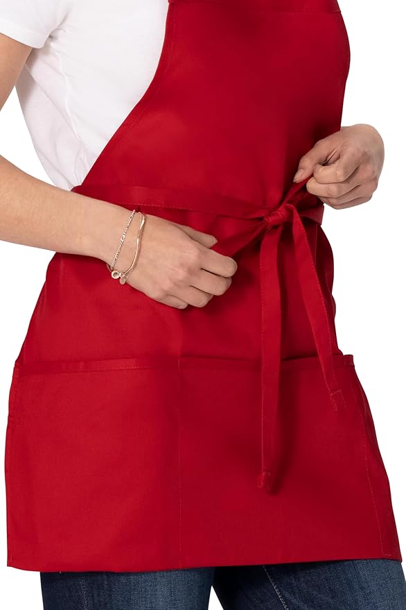 Chef Works Unisex Three Pocket Apron