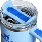 STANLEY Quencher H2.0 Tumbler with Handle and Straw 30 oz | Flowstate 3-Position Lid | Cup Holder Compatible for Travel | Insulated Stainless Steel Cup | BPA-Free | Cornflower Gloss