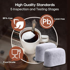 ICEPURE Coffee Machine Water Filter Compatible with Breville BWF100, Replacement for Breville Espresso Machine Filter, BWF100NA BES980XL BES920XL BES900XL BES860XL BES870XL, 12PACK