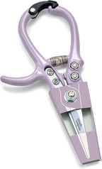 Modern Sprout Pruning Shears - Herb Snipping Scissors- Lightweight Gardening Tools W/Easy Lock - Flower Cutter Garden Shears - Carbon Steel Blade + Reusable Holster (Lavender, 1-Pack)