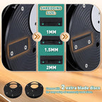 Newhai Commercial Scallion Slicer Spring Onion Chopper Electric Vegetable Cutter for Garlic Ginger Chili Potato Cucumber, 6000BPM, 200W, with 2 Back-up Blade Discs