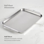 Hestan - OvenBond Collection - Tri-ply Half Sheet Pan, 13-Inch x 18-Inch