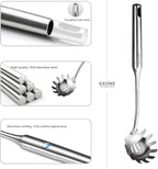 Spaghetti Spoon,304 Stainless Steel Pasta Spoon,Silver/13.8Inch