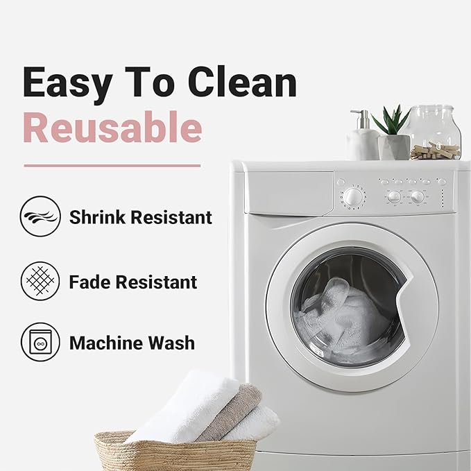 Laolitou Table Cloth Rectangle Linen Waterproof Textured Light Pink Tablecloth, Washable Wrinkle Free Spill Proof Fabric Tablecloths for Dining Table Farmhouse Kitchen Holiday, 60x120 Inch