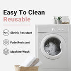 Laolitou Table Cloth Rectangle Linen Waterproof Textured Light Pink Tablecloth, Washable Wrinkle Free Spill Proof Fabric Tablecloths for Dining Table Farmhouse Kitchen Holiday, 52x70 Inch