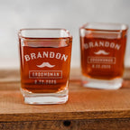 Groomsmen Shot Glasses - Personalized Wedding Party Gift or Proposal - 8 Pack