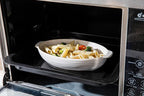 Casserole Dishes for Oven, 12 Oz Ceramic Baking Dish, 9 x 8 inch Oval Deep Lasagna Pan, Porcelain Baking Pan with Handles, White Bakeware Au Gratin Pans, Housewarming Gift, Dishwasher Safe
