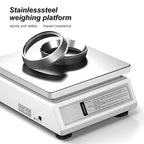 Precision Scale 10kgx0.1g,Accurate Electronic Balance,Industrial Counting Scale for Laboratory,Jewelry Store,Kitchen(10kg, 0.1g)