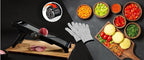Adjustable Stainless Steel Mandoline Slicer for Kitchen – Sharp & Durable Vegetable and Fruit Cutter with Non-Slip Grip, Safety Gloves, Cleaning Brush – Easy-Clean & Dishwasher-Safe