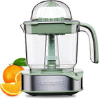 Electric Citrus Juicer 1.2L Large Volume - Orange Juicer with Powerful Motor and LED Working Lamp - Lemon Squeezer Electric for Orange Lemon Lime Grapefruit Green by LUUKMONDE