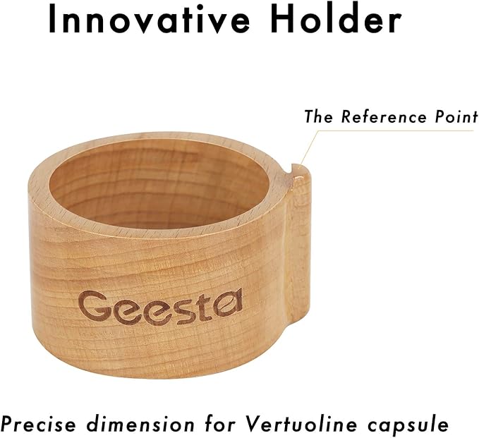 GEESTA Reusable Aluminum Foil Seals Kit Compatible with Nespresso Vertuoline Capsules