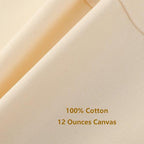 AFUN Chef Aprons for Women Men with Large Pockets, Cotton Canvas Cross Back Water Repellent Work Apron, Size M to XXL (Cream)