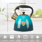 Tea Kettle -2.9 Quart Tea Kettles Stovetop Whistling Teapot Stainless Steel Tea Pots for Stove Top Whistle Tea Pot