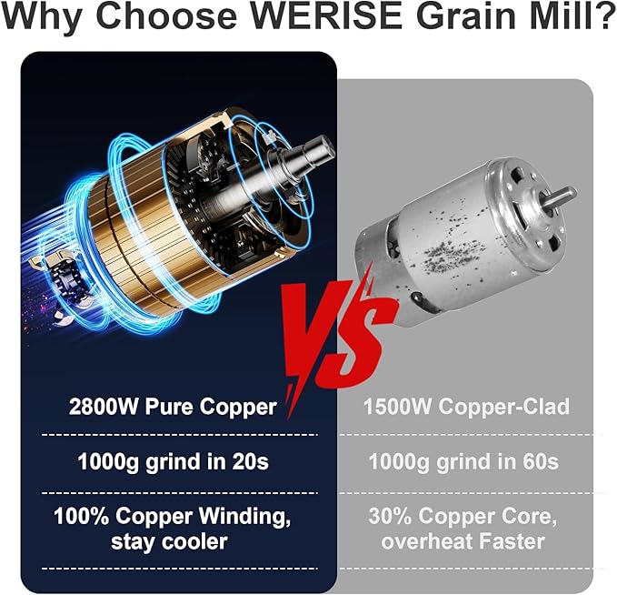 Electric Grain Mill Grinder Flour, 1000g Corn Fine Powder Rice Grinder Wheat Mill for Home Kitchen Commercial Stainless Steel Spice Food Pepper Coffee Beans (Swing Type)