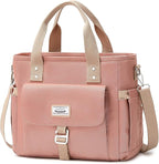 Weitars Lunch Bag for Women Work,Insulated Lunch Box Extra Large Lunch Tote Bag,Wide-Open Tote Cooler Bag With Removable Shoulder Strap with Side Pocket,Lunchbag For Picnic Hiking Beach