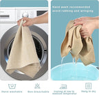 Beige Cloth Placemats Set of 8 - Double Thickened Easy to Clean Linen Style Fabric Placemats - Machine Washable Placemats - Heat Resistant Non-Slip Table Mats (Beige, 8)