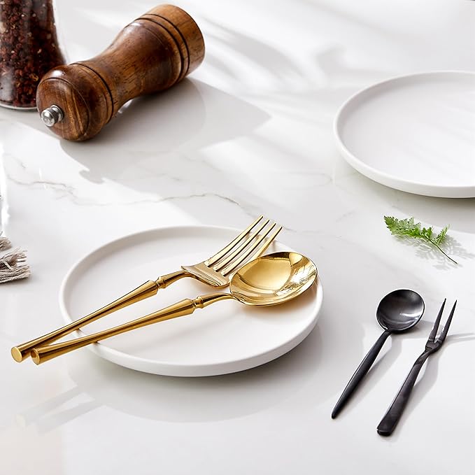 Matte Ceramic Appetizer Plates 6 Inch,Small Mini Dessert Plates Set of 4,Microwave and Oven Safe Snack,Bread,Butter Dessert,Pie,Cake Plates Cat Dishes(6 inch, White)