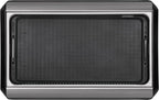 Indoor Smokeless Grill 1500W with Smart LED Touch Screen, Tempered Glass Lid, 2 Removable Ceramic Nonstick Grill & Griddle Plate, in a Modern Stainless Steel Design.
