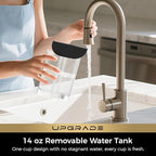 CHULUX Upgrade Single Serve Coffee Maker Machine for K Cup and Grounds with 2 Mins Brew One Cup, 3 Brew Choices, Removable 14oz Reservoir & Drip Tray