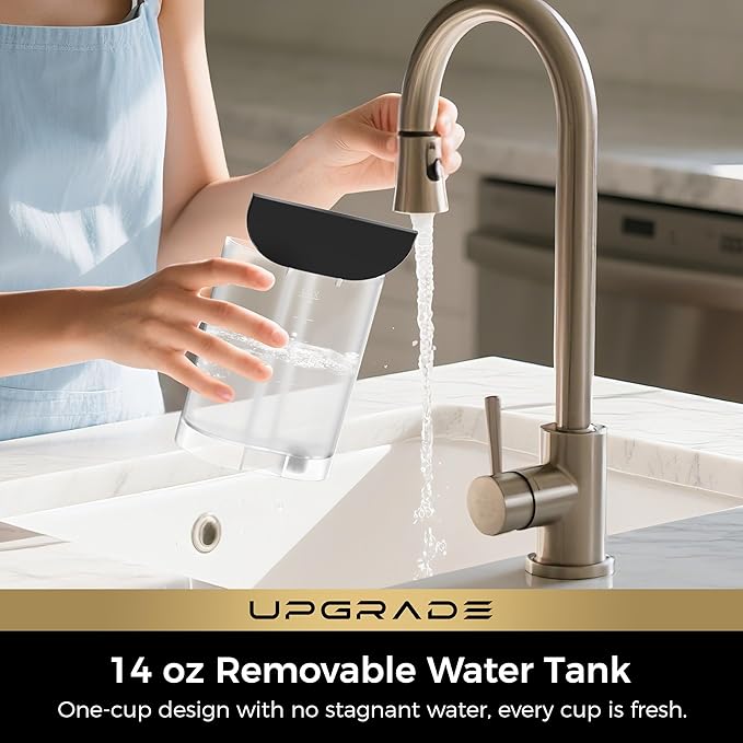 CHULUX Upgrade Single Serve Coffee Maker Machine for K Cup and Grounds with 2 Mins Brew One Cup, 3 Brew Choices, Removable 14oz Reservoir & Drip Tray