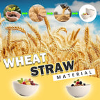 Unbreakable Wheat Straw Kitchen Cereal Bowl 40 OZ, Microwave & Dishwasher Safe Bowls, Alternative Plastic Bowls for Kitchen, Outdoors, RV, Camping, Patio, Set of 6, Beige